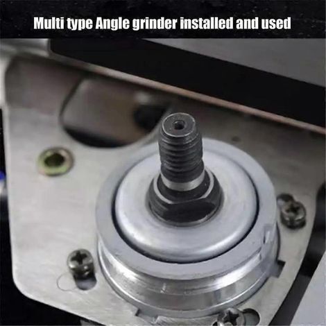 Support de meuleuse d'angle type 100 pour chanfreinage de carrelage à 45 degrés, métal B-- (1/5)