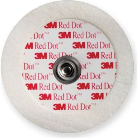 3M 33299 Red Dot 2248-50 Elettrodi Pediatrico, Diametro 4.5 cm, Confezione da 50 Pezzi