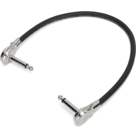 Câble audio JORINDO JD6226 6,35 mm coudé à coudé pour pédale d'effet de guitare électrique et basse, 30 cm (1/5)