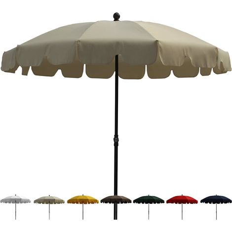 Sombrilla de jardín clásica y elegante UV50+ Allegro 82 - Beige