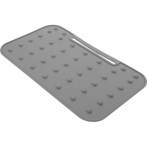 Tapis Repose-Fer en Silicone Résistant à la Chaleur Antidérapant Portable et Suspendable Tapis de Repassage Compact pour Maison et Voyage Protection Thermique (1/5)