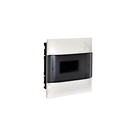 Quadro di distribuzione da incasso PRACTIBOX S 1x12, porta trasparente, per pareti piene