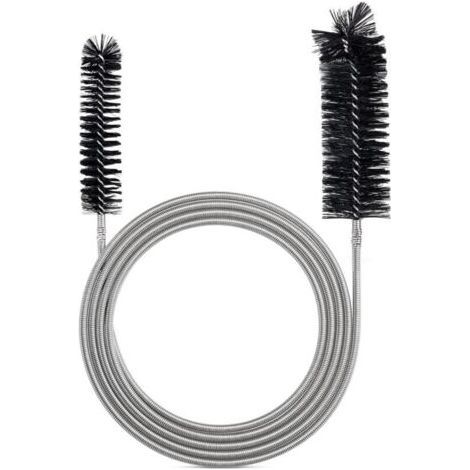 Flexible Feed Tube Cleaning Brush - Pipe Cleaning Tool - Black(2M)- (1/4)
