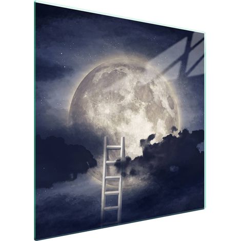Glas-Kochfeldschutz 50x52 Moon (1/5)