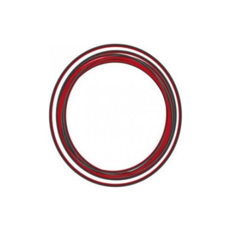 Ekon Cavo Audio Per Speaker 2x2,5 mm 20 m Nero-Rosso