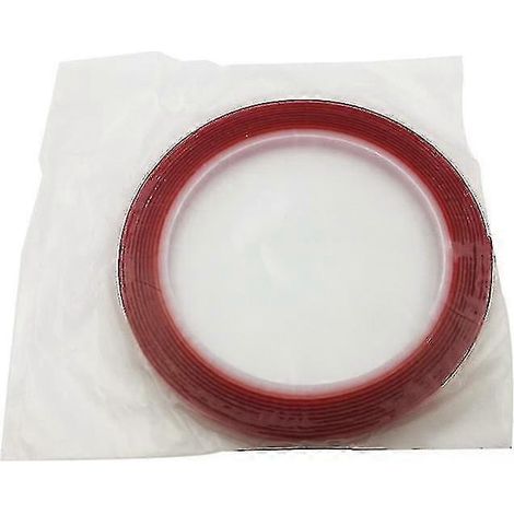 Ruban adhésif double face en mousse acrylique transparente, de 10 mm x 3 m d'épaisseur (1/3)