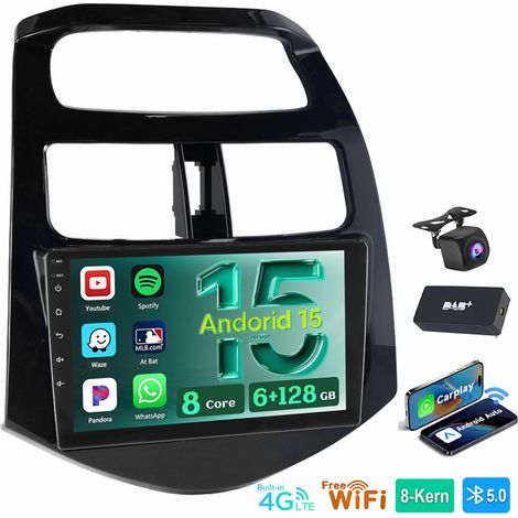 Android 15 Autoradio GPS WIFI RDS FM SWC Für Chevrolet Spark 2010-2014 6+128G DAB CAM (1/5)