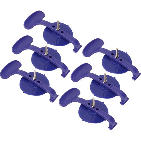 Lot de 6 ventouses à forte aspiration pour réparer le pare-brise de votre voiture ou de votre maison. Outil de collage et de réparation pour la maison. (1/5)
