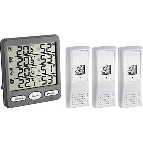 TFA 30.3054.10 - Termohigrómetro Digital con Sensor Remoto (1/3)