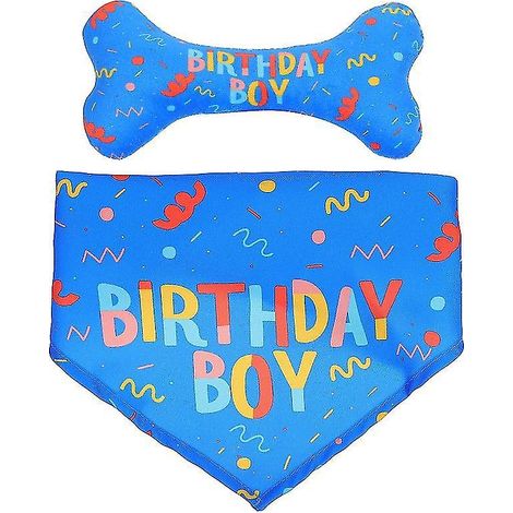Lot de 2 serviettes salivaires pour animaux (1/3)