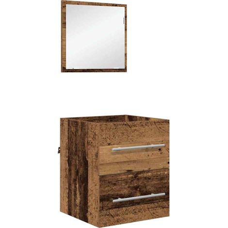 Maison Exclusive - Badezimmermöbel-Set mit Schubladen Braun 41 x