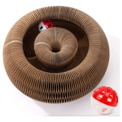 QORVA-Jouet à gratter interactif Magic Organ : l'exercice mental et physique interactif ultime pour les chats d'intérieur