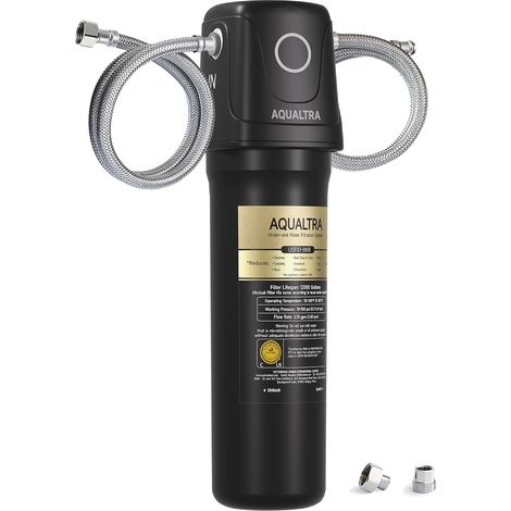 Système sous évier, 45400L, réduit PFOA, PFOS, chlore, plomb, mercure, chloramine, fluorure, microplastiques, mauvais goût (1/5)