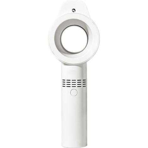 Handventilator im S-Pray-Design mit Luftbefeuchter, Diffusor, USB-Ladeanschluss, 3-stufig verstellbarem Ventilator, integriertem 1800-mAh-Akku – ideal als Geschenk oder Handventilator.