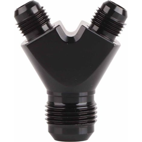 Raccord en Y mâle évasé AN10 vers AN6, adaptateur noir pour connecteur de bloc. (1/5)