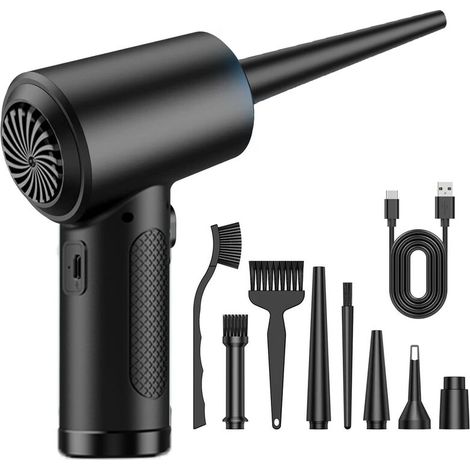 Aspirateur portatif, 6 000 mAh, 51 000 tr/min, Noir (1/5)