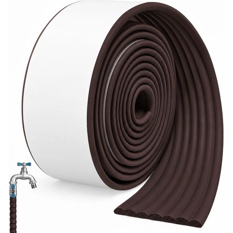 Ruban Isolant Tuyau Climatisation Autocollant 8cm x 5m, Antigel(Marron) (1/5)