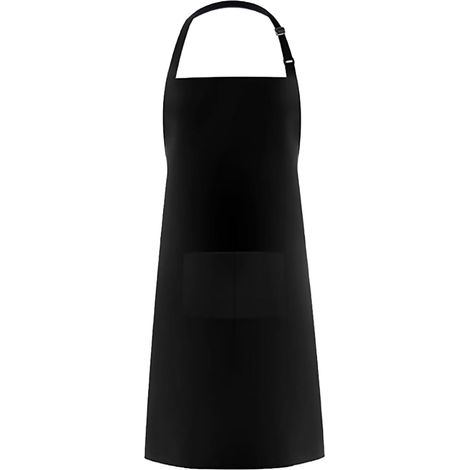 Tablier De Cuisine - Polyester - Ajustable Avec Boucle - Taille Grande - Pour Homme Et Femme - 2 Pièces (1/4)