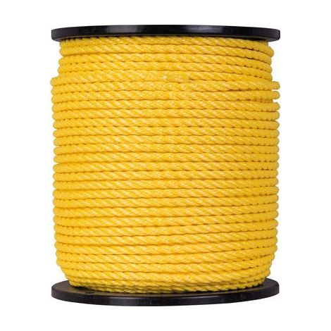 Cordage polypropylène Corderies Tournonaises - 3 torons - 160 m x 8 mm