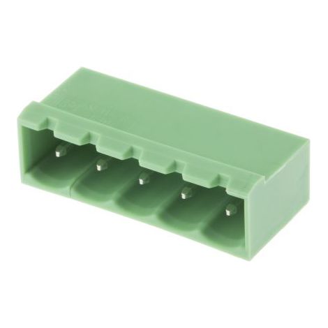 Embase pour CI Phoenix Contact, MSTBVA 2.5/ 5-G-5.08, 5 pôles , 5.08mm 1 rangée, 12.0A, Droit