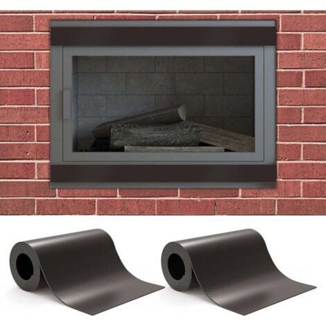 Set of 2 Magnetic Chimney Socks - Blocks Cold Air and Prevents Heat Loss - Powerful Magnets - 101.610.16cm A (1/5)
