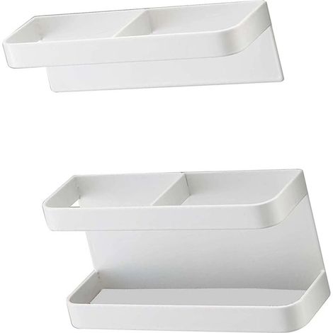 Magnetischer Schirmständer, höhenverstellbar, zur Wandmontage, für Hotellobbys, weiß (1/5)