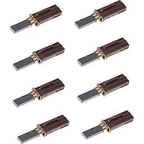 Lot de 8 balais de charbon de rechange pour moteur d'aspirateur, compatibles avec les références 2311480, 333261 et 33326 1 (1/5)