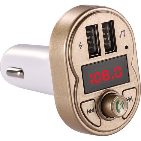Bluetooth-MP3-Player fürs Auto, MP3-Player mit Karteneinschub, A3 Bluetooth-MP3-Empfänger fürs Auto – Bildfarbe (1/3)
