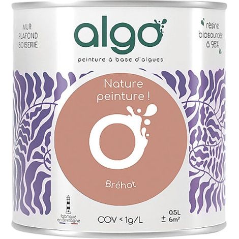Pintura ecológica 0.5 L Rosa Bréhat - Algo