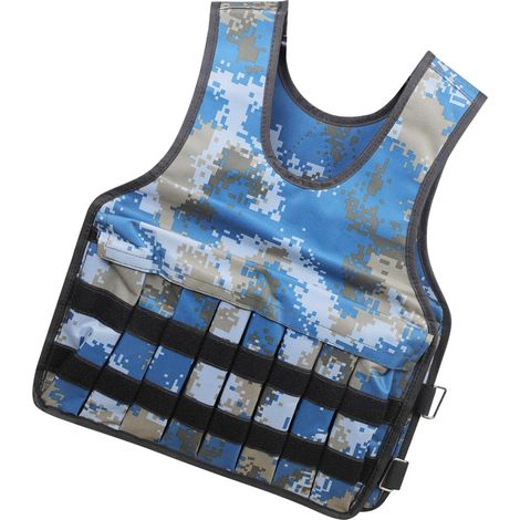 Gilet d'entraînement de résistance flexible, construction universitaire, ceintures ergonomiques modifiables, ajustement stable, équipement de construction musculaire cardiovasculaire, gilet (1/5)