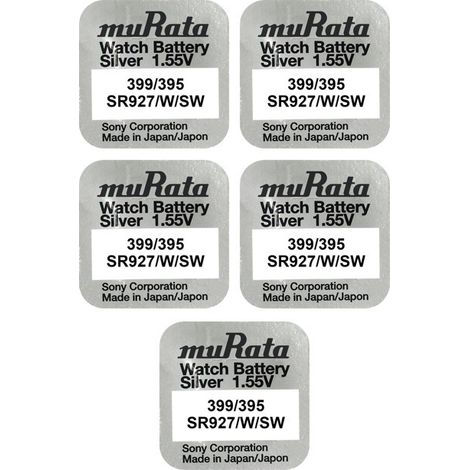 .5 piles Murata 399/395 SR 927/W/SW.