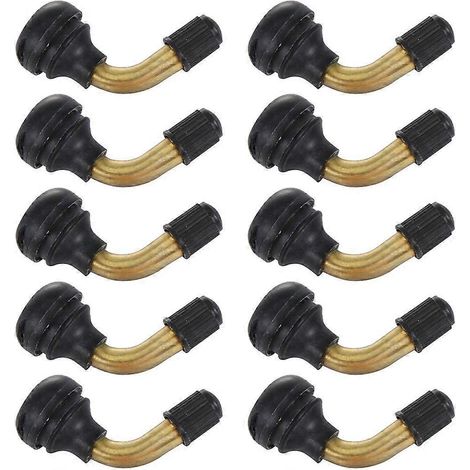 10 Stück Rad-Reifen-Teile Motorradventile Schaft Winkelgebogene Schlauchlose Ventile-5X2.3cm (1/3)