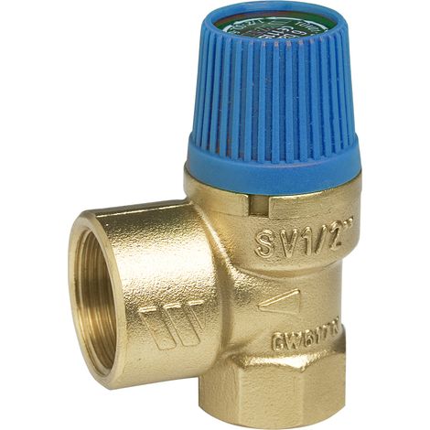 Zertifiziertes normales Sicherheitsventil. Anschlüsse 3/4", Einstellung 6 bar Caleffi 311560 3/4" - 6 bar