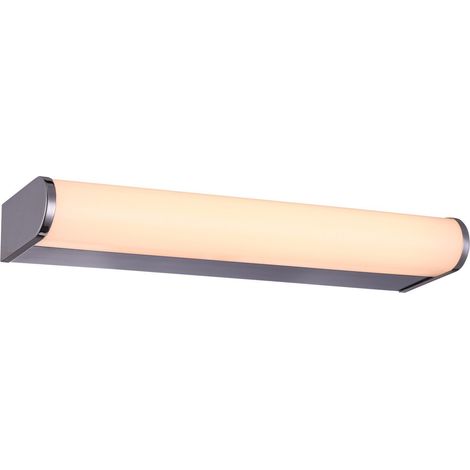 Italux Sanosti - Applique Murale LED Moderne Chrome, Blanc Chaud 3000K 600lm