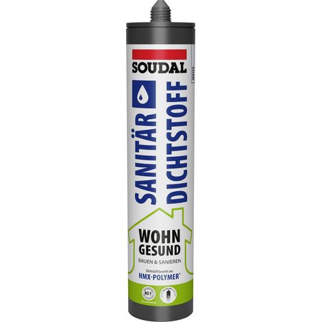 Soudal Sanitär-Dichtstoff Wohn Gesund weiß 300 ml Dichtmaterialien