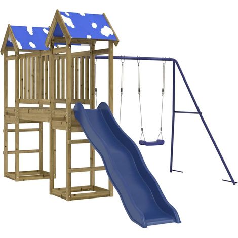 Maison Exclusive - Set da Gioco da Esterno in Legno di Pino Impregnato