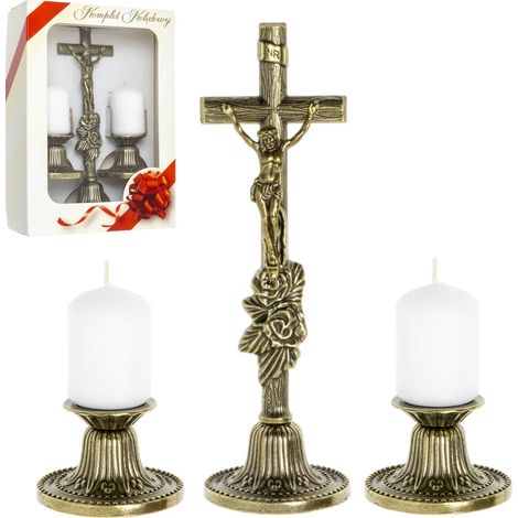 Elegante juego de villancicos navideños, oro viejo, 22 cm (1/3)