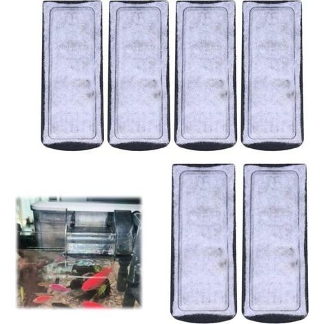 Filtri in cotone per acquari, 135 x 55 mm, cartuccia filtrante per acquari, accessori per acquari, filtro in cotone da appendere in acquario. (1/3)