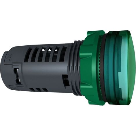 Harmony XB5 voyant lumineux compact DEL diam. 22 vert 24V vis étrier SCHNEIDER XB5EVB3