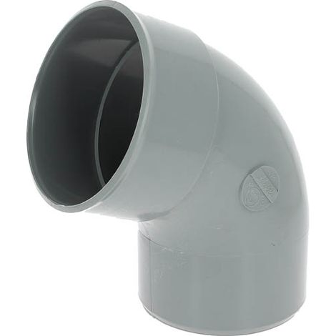 NICOLL Coude simple mf 67°30 Ø140 (1/3)