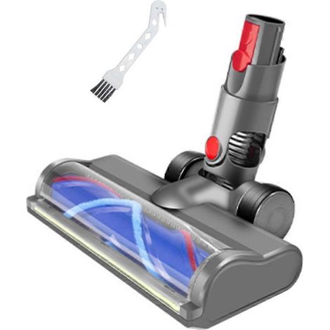 Brosse de nettoyage à changement rapide pour tête de moteur compatible avec les aspirateurs V10 Slim et V12 Slim, avec éclairage LED anti-poussière pour sols durs. (1/5)