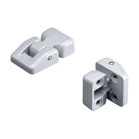 Rittal GA 9123000 Cerniera Alluminio Grigio (RAL 7001) 2 pz. (1/2)