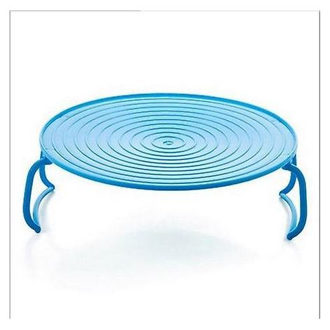support De Plateau De Four  Micro-ondes Support De Plateau De Cuisson En Plastique Multifonctionnel Pour Accessoires De Micro-ondes Avec Poignes E (1/4)