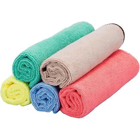 5 hochwertige Mikrofaser-Küchenhandtücher – Alvol-Gewebe – 40 x 40 cm (1/5)