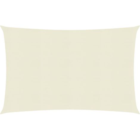 Vela ombreggiante 160 g/m² crema 4 x 7 m HDPE 020009099