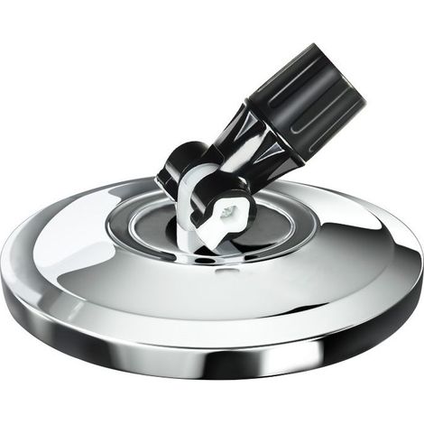 Tête de Balai Rotative en Acier Inoxydable Noir Accessoire de Remplacement pour Vadrouille Rotative Base de Balai Solide Compatible Nettoyage Ménager Fournitures de Serpillière (1/5)