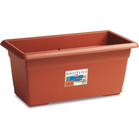 Vaso Med Rettangolare Coccio 60X32 h 28 Stefanpl