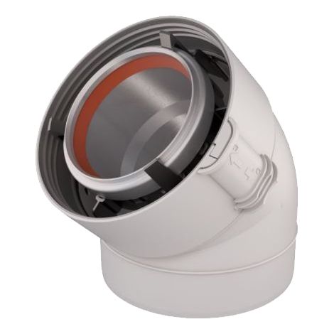 Coude à 45° gaz (X 2) - UBBINK : 229501