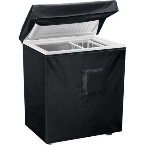 Housse pour Congélateur Coffre, Housse De Protection Imperméable Pour Congélateur Armoire,avec couvercle supérieur pour ouverture, poche à fermeture pour Terrasse Jardin Balcon Cour (1/4)