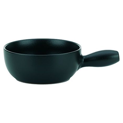 Pentola per fonduta di formaggio Kela Basel, 1,0 L, nera (1/3)